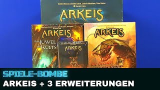 Arkeis  Juwel des Kults  Falle der Sphinx  Gefahr unter den Dünen  Unboxing  SpieleBombe [upl. by Ahsap]