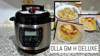 ¡Nueva OLLA GM H DELUXE Cocinamos dos recetas con ella [upl. by Dirgni]