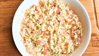 The Perfect Coleslaw Recipe  How to make KFC Coleslaw [upl. by Carley]