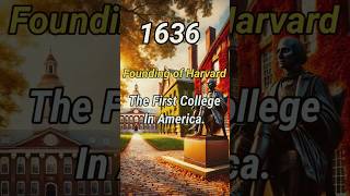 Harvard Americas First College 1636 ushistory harvard harvarduniversity facts [upl. by Blen]