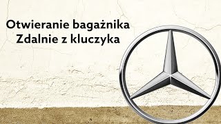 Mercedes w203 c klasa otwieranie bagażnika z pilota [upl. by Lepper930]