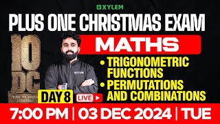 Plus One Christmas Exam Maths  Trigonometric Functions  Permutations And Combinations [upl. by Acinna66]