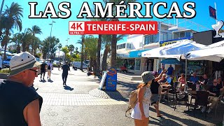 TENERIFE  PLAYA DE LAS AMÉRICAS  What is the Atmosphere like Now 👓 4K Walk ● January 2024 [upl. by Trixi]