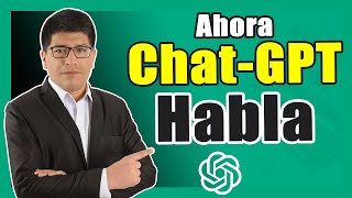 Cómo HABLAR con ChatGPT por VOZ en Español [upl. by Akinuahs875]