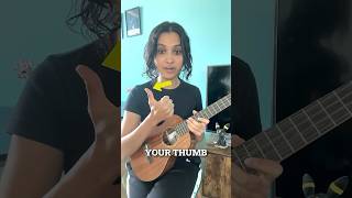 EASY Fingerpicking Ukulele Tutorial shorts [upl. by Yaresed472]