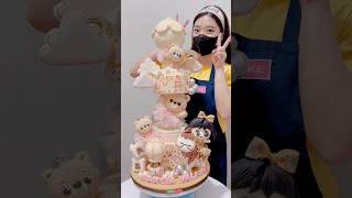 Kuenya jatuh mulu nih cake cakedecorating kueulangtahun lionicake [upl. by Alboran]