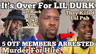 Lil Durk Going To Jail 5 OTF Members Arrested For Quando Rondo Murder Attempt amp Killing Lil Pab [upl. by Freeman]