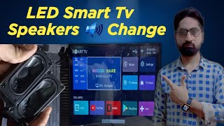 Led Smart tv Sound Problem Fix  How to Charge Led Smart tv Speakers 🔊  Repair Led Smart tv [upl. by Cristionna]