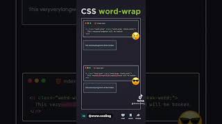 CSS Word Wrap cssanimation frontend cssproperty [upl. by Yrred]