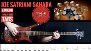 Joe Satriani Sahara backing track WITH TABS IN STANDARD TUNING [upl. by Mateusz]