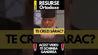 Cand te cosideri SARAC priveste ACEST VIDEO  Parintele Calistrat [upl. by Nnayrb]