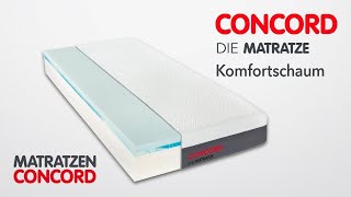 CONCORD DIE MATRATZE Komfortschaummatratze [upl. by Samuele]