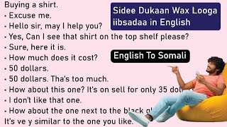 How to buy anything in English  English To Somali [upl. by Andrey]