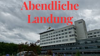 Hubschrauberlandung  Christoph Rheinland geht am Krankenhaus KölnMerheim zur Landung über [upl. by Christmann139]