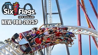 What is Six Flags New England Adding in 2025 [upl. by Airdnas984]