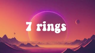 7 Rings  Ariana Grande lyrics [upl. by Leahcimluap]