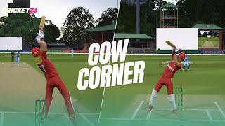 Cricket 24 Tutorial  Cow Corner Slog Pro Ctrl [upl. by Ymrots]