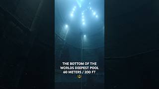 Diving to the bottom of the worlds deepest pool with no oxygen Just a single breath [upl. by Arikal]