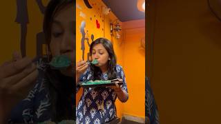 Blue Colour Food Challenge for 24 Hours ☺️😮  Colour Food Challenge shorts foodchallenge viral [upl. by Ibmab]