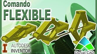 Autodesk Inventor 2014  Comando Flexible em Montagens [upl. by Seigel177]