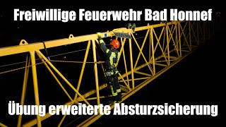 Freiwillige Feuerwehr Bad Honnef  Übung erweiterte Absturzsicherung [upl. by Nodababus799]