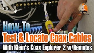 How to Test and Locate Coax Cables [upl. by Sirromal]