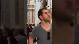 La chiesa di SANTIGNAZIO di Loyola presa dassalto UNORA di fila per un SELFIE [upl. by Anael]