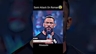 Sami Zayn Attack on Roman Reigns but Roman Reigns save Sami Zayn 😅 shorts viral romanreigns [upl. by Mccahill]