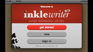 How to use Inklewritercom [upl. by Ehtyaf]