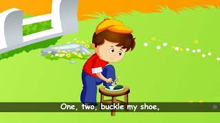 Ch 11  Creative Kingdom  Two In One Rhymes B  One Two Buckle My Shoes  For children [upl. by Nairbal]