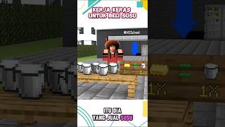 Perjuangan tengetenge untuk belikan susu anaknya shorts roblox minecraft [upl. by Euqirne865]