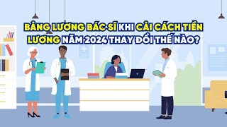 Bảng lương mới nhất của bác sĩ sau cải cách tiền lương năm 2024  Báo Lao Động [upl. by Vladamar816]