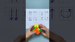 cube solve magic trick formula rubik 3x3 3x3solve cube howtosolve3by3 [upl. by Griselda]