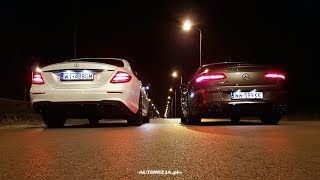 Mercedes E43 AMG vs Mercedes E53 AMG sound battle [upl. by Coralie]