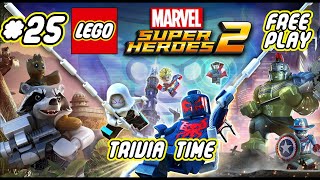 LEGO Marvel Super Heroes 2 25  Wyzwanie  Czas na Quiz  10 QUIZów  FREE PLAY [upl. by Seuguh614]