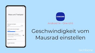 Geschwindigkeit vom Mausrad einstellen  Samsung Android 14  One UI 6 [upl. by Irmina712]