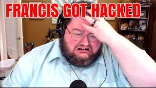 FRANCISS YOUTUBE GOT HACKED [upl. by Otrebliw]