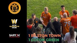 BilstonTownFC 1 1 COTON GREEN [upl. by Sjoberg]