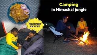 Night Camping In Himachal Pradesh Forest  Camping amp Cooking In Jungle  Overnight Camping [upl. by Lovett]