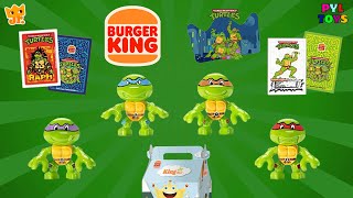 ¡AL FIN LLEGARON Burger King Colección Completa Tortugas Ninja [upl. by Jelena]