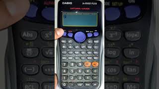 Como poner Factorial en calculadora Casio fx 350es [upl. by Anidal]