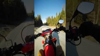 Honda CRF 250L in the Hommelvik Area of Norway [upl. by Mikael367]