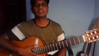 Kavikariye Sindu Kiyana lande  Easy guitar tutorial [upl. by Anauqed645]