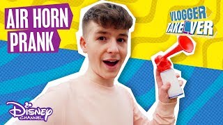 TheNewAdamb99  AIRHORN PRANK ON FAMILY 😂  Disney Channel UK [upl. by Three]