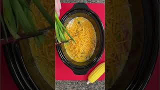 Loaded cornbread casserole 🌽 easyrecipe corn dinner cooking [upl. by Smaoht]