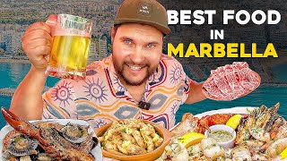 Marbella Food Tour 🥩🌶 Spain [upl. by Ayimat510]