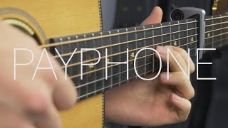 Maroon 5  Payphone  Fingerstyle Guitar Cover By James Bartholomew [upl. by Adniram]