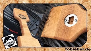 Weber Grillrost reinigen mal anders⎮Holz Grillbürste⎮Wooden Grill Scraper⎮Gussrost putzen⎮tobiebel [upl. by Leffert]