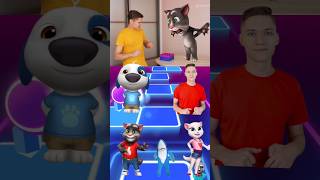 Talking Tom 🆚 Bro Hacker 🆚 Talking Angela 🆚 Talking Hunk ▶️ Coffin Dance 🪩 Tiles Hop [upl. by Tamsky943]