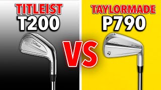 Titleist T200 vs TaylorMade P790 Irons FULL REVIEW [upl. by Kinna]